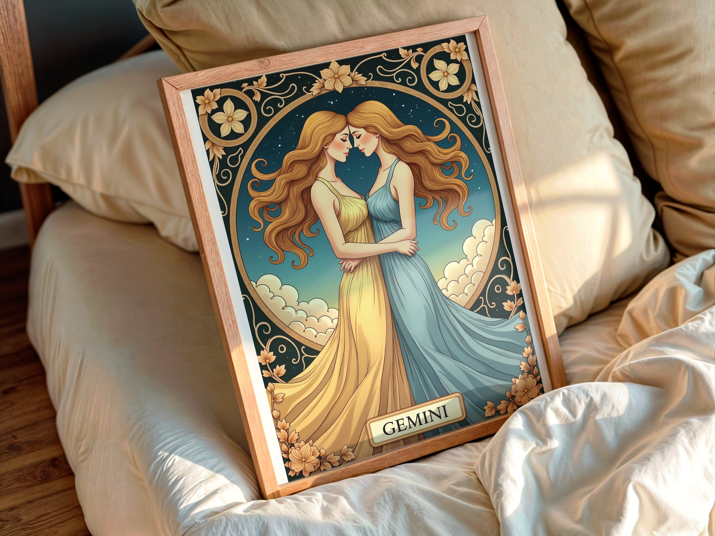 Gemini Zodiac Print