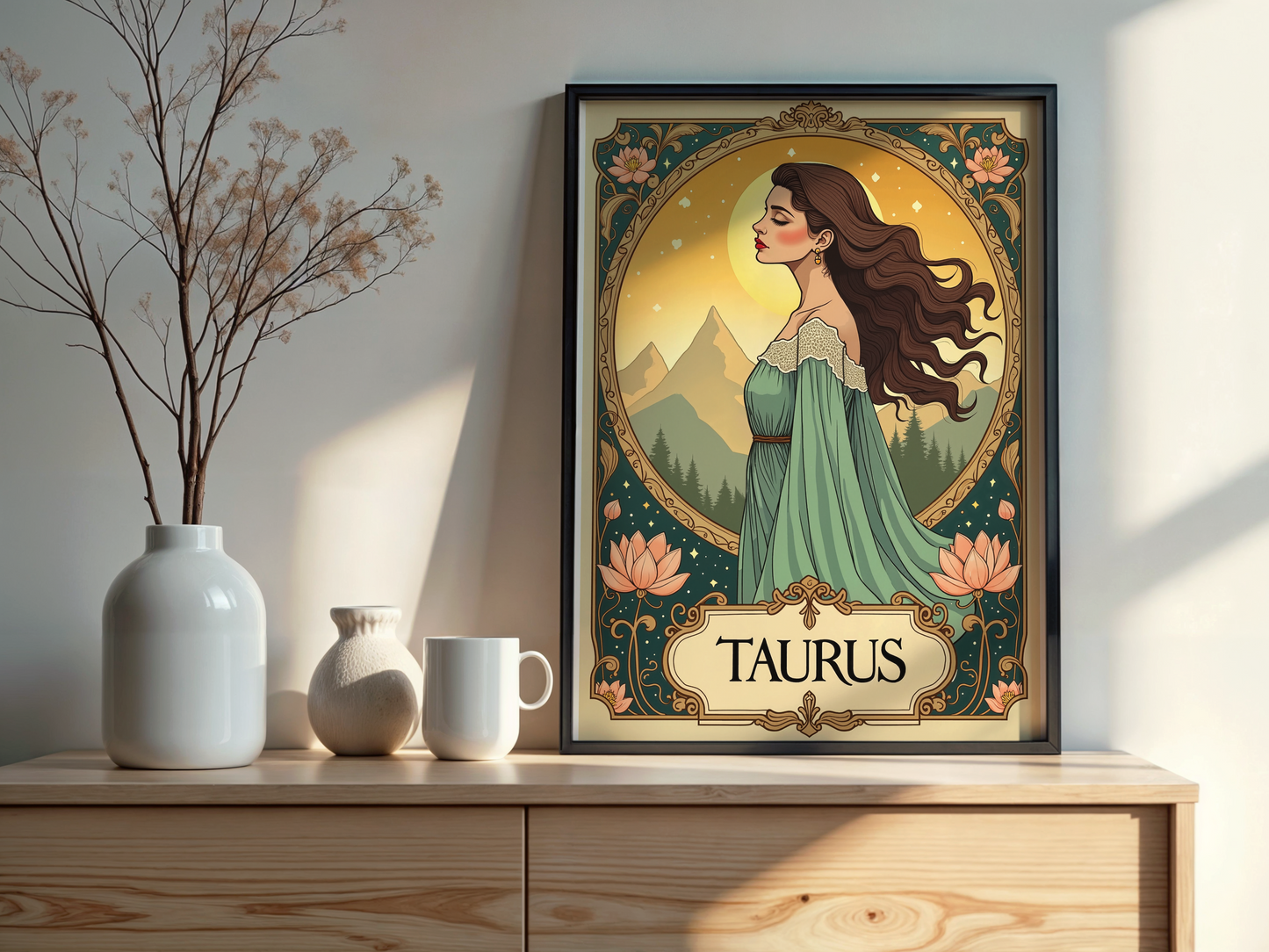 Taurus Zodiac Print