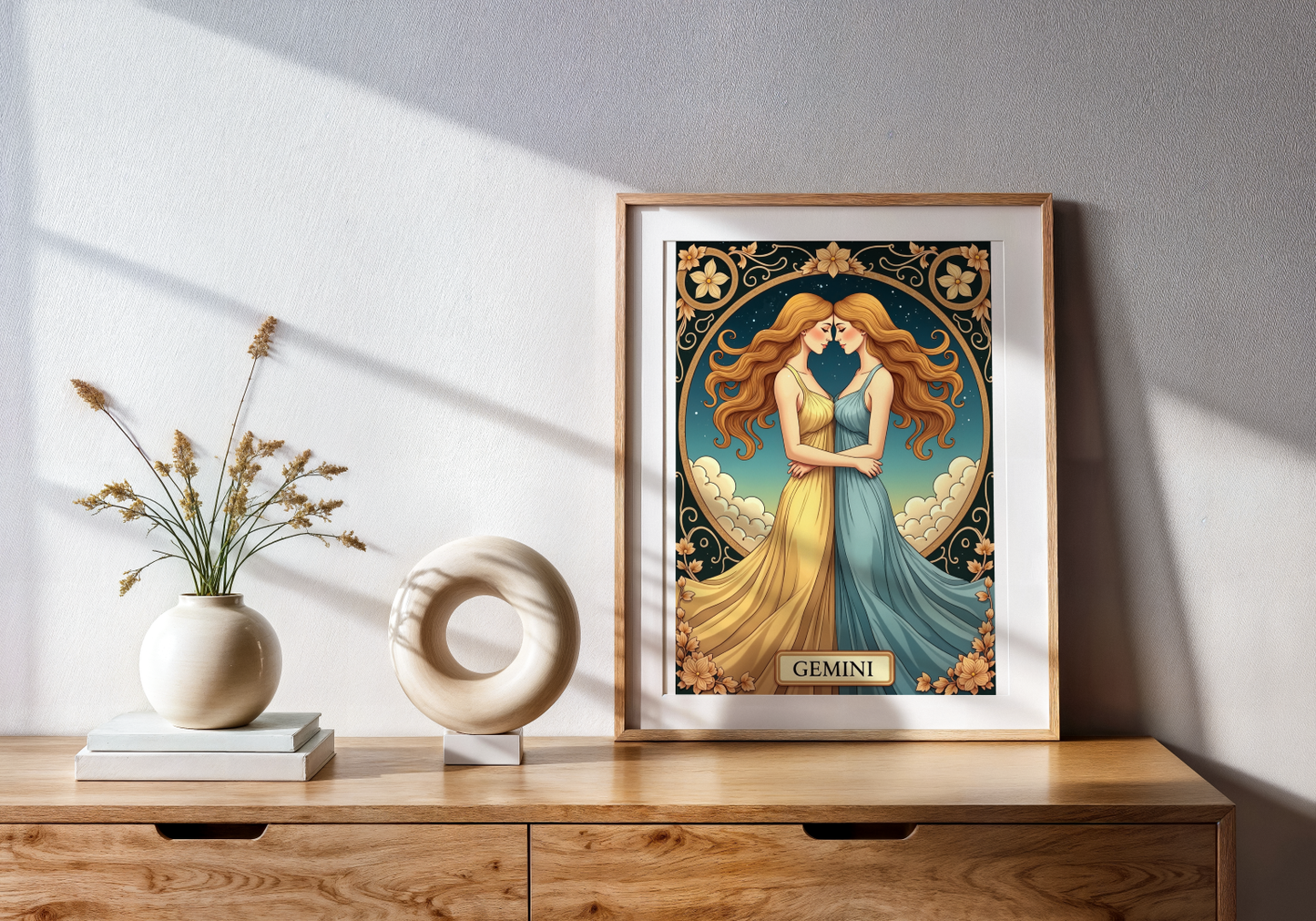 Gemini Zodiac Print