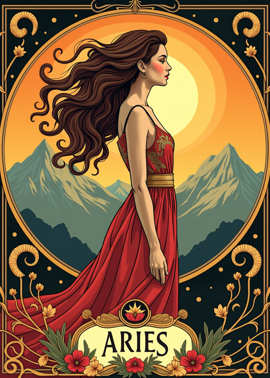 Aries Zodiac Print