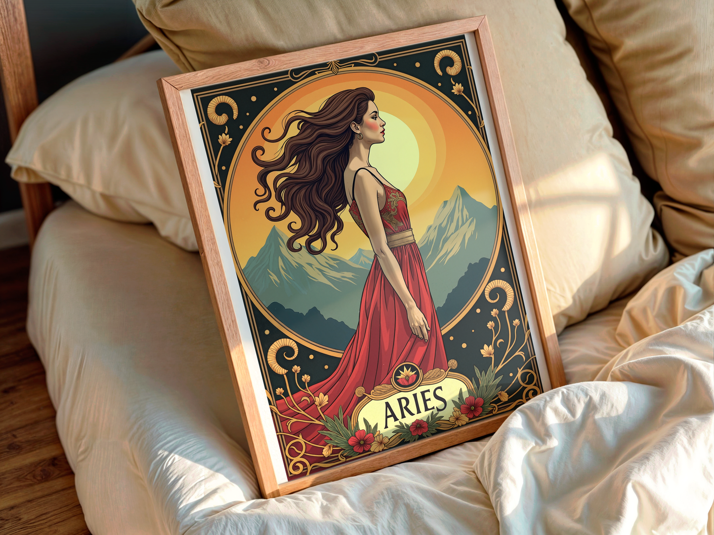 Aries Zodiac Print