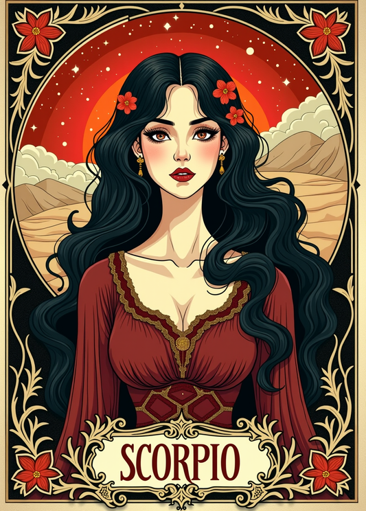 Scorpio Zodiac Print
