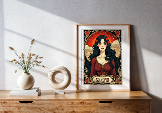 Scorpio Zodiac Print