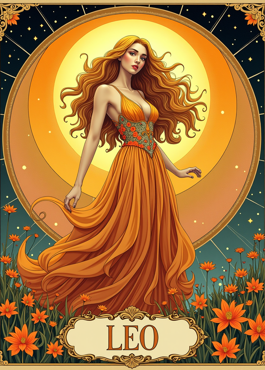 Leo Zodiac Print