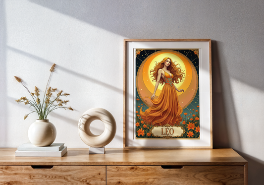 Leo Zodiac Print
