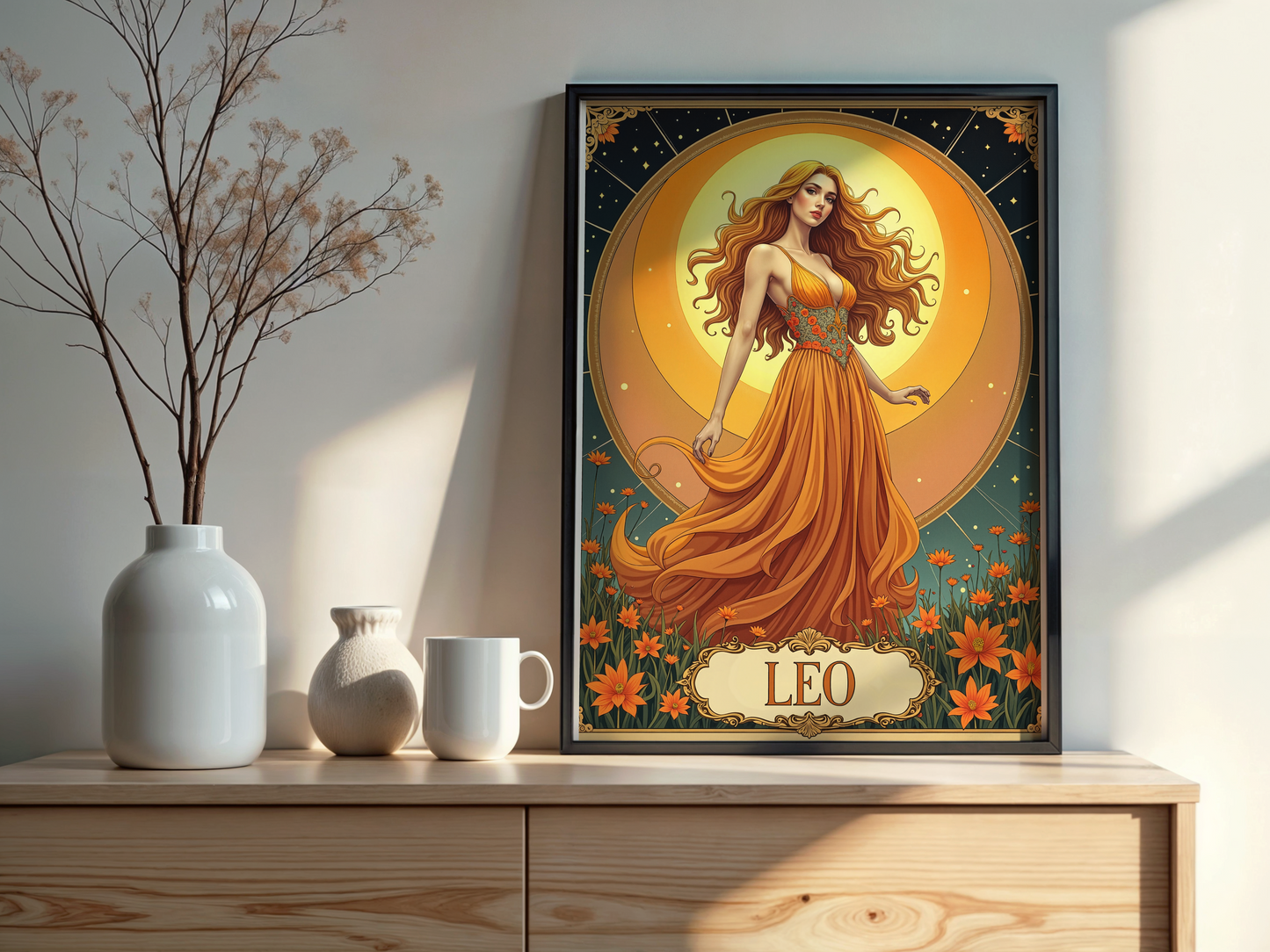Leo Zodiac Print