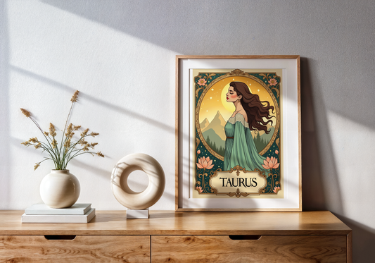 Taurus Zodiac Print